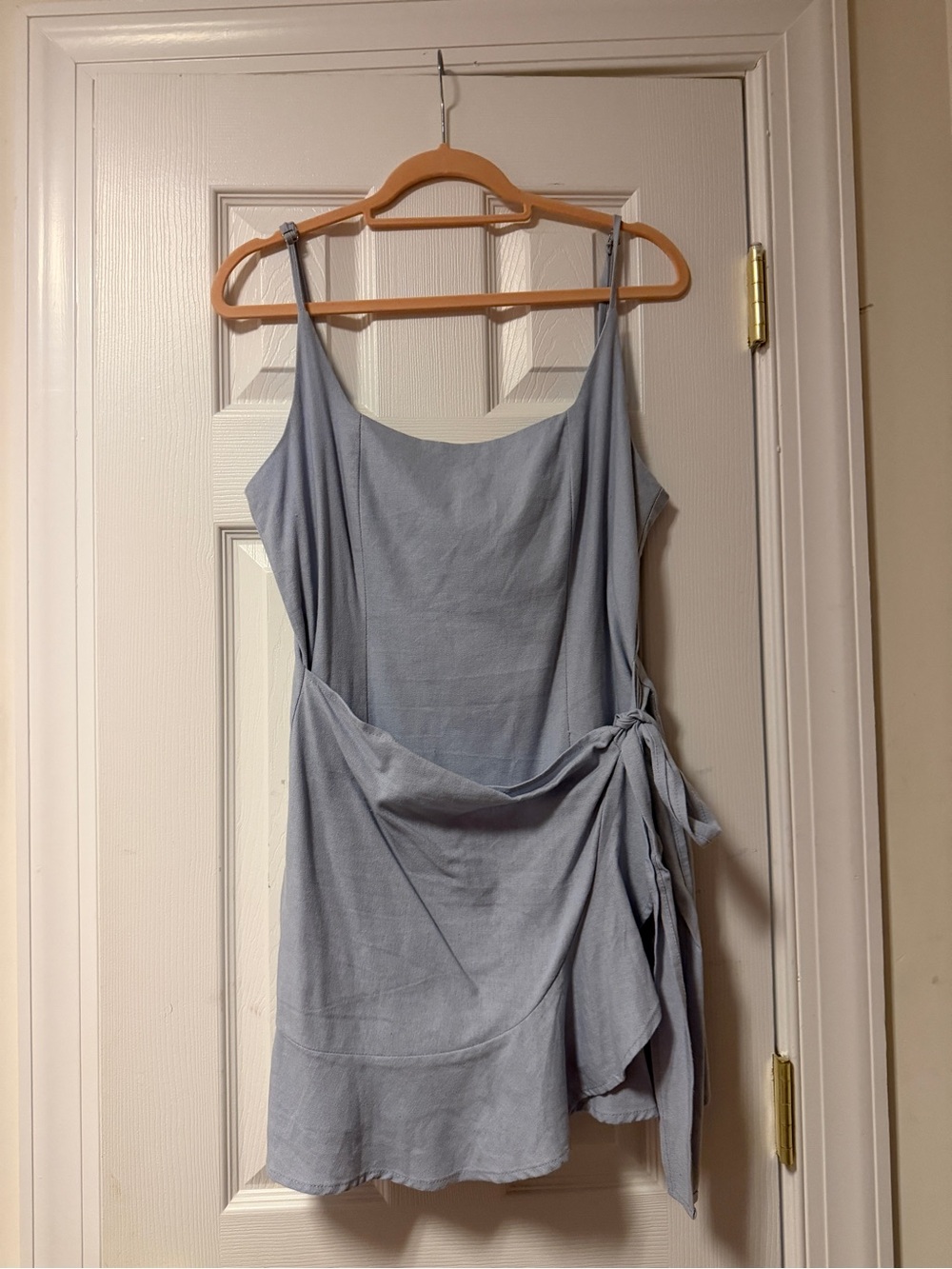 Princess Polly Women’s Light Blue Tie-Waist Camisole Dress